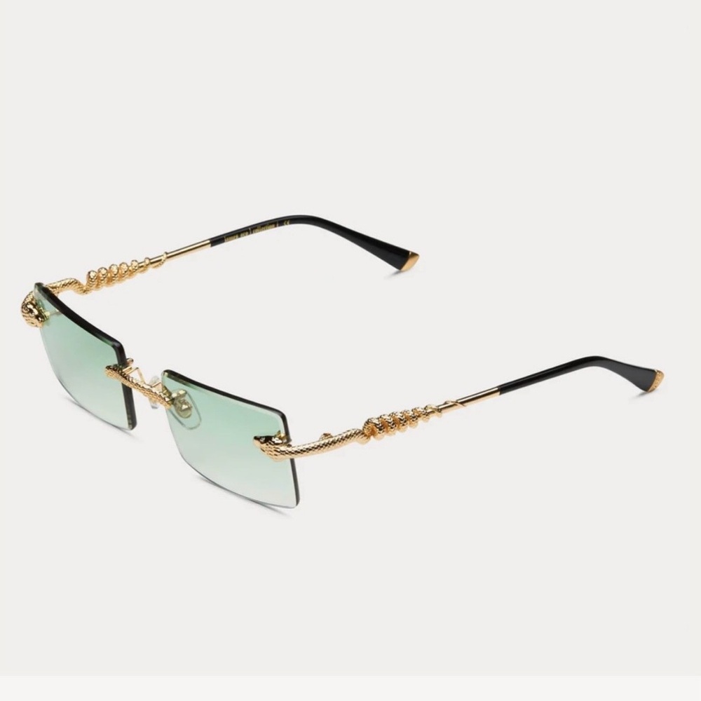 NEW Unisex James Oro Serpent Authentic - Green Tint/Gold - Picture 5 of 16